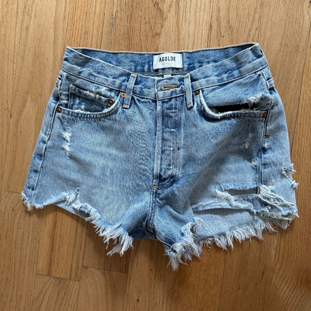 Parker Vintage Cut Off Short - Light wash